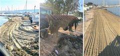 Σε εξέλιξη οι εργασίες καθαρισμού των ακτών της Καλαμαριάς