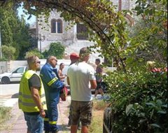 Άμεση κινητοποίηση της Πολιτικής Προστασίας του Δήμου Καλαμαριάς για την απομάκρυνση φιδιού
