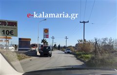 Πριν λίγο τροχαίο πίσω από τον Φοίνικα
