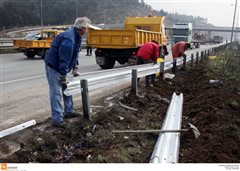 Εργασίες συντήρησης έξω από τη Θεσσαλονίκη