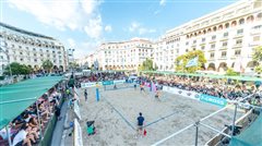 Πρωτάθλημα Beach Volley στην Πλατεία Αριστοτέλους