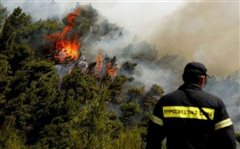 Υψηλός ο κίνδυνος εκδήλωσης πυρκαγιάς αύριο στη Χαλκιδική